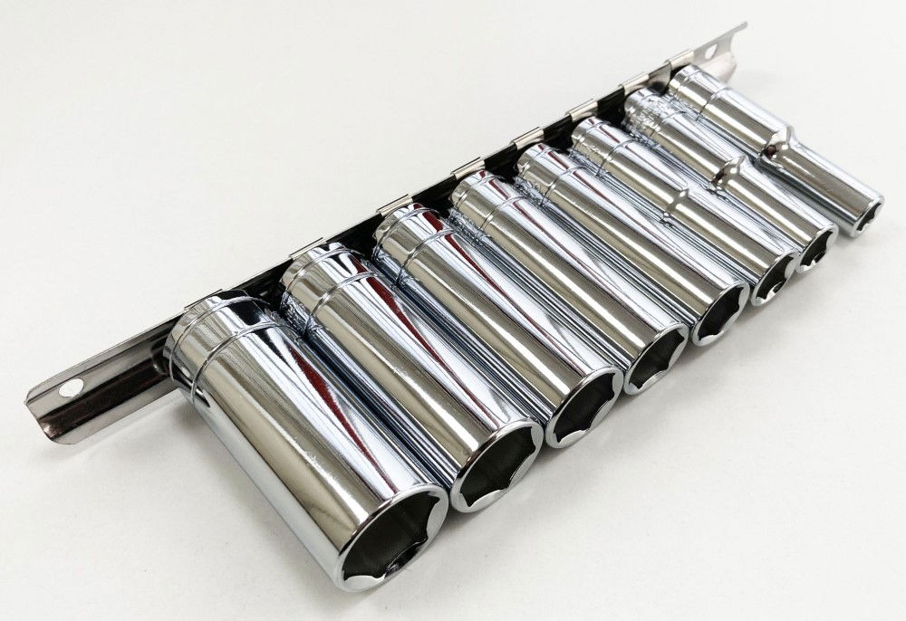DEEP SOCKET SET 8 PIECES 3/8 DRIVE AF CRV 5/16-3/4 - TOOLZONE KDPSS303 thumbnail 5