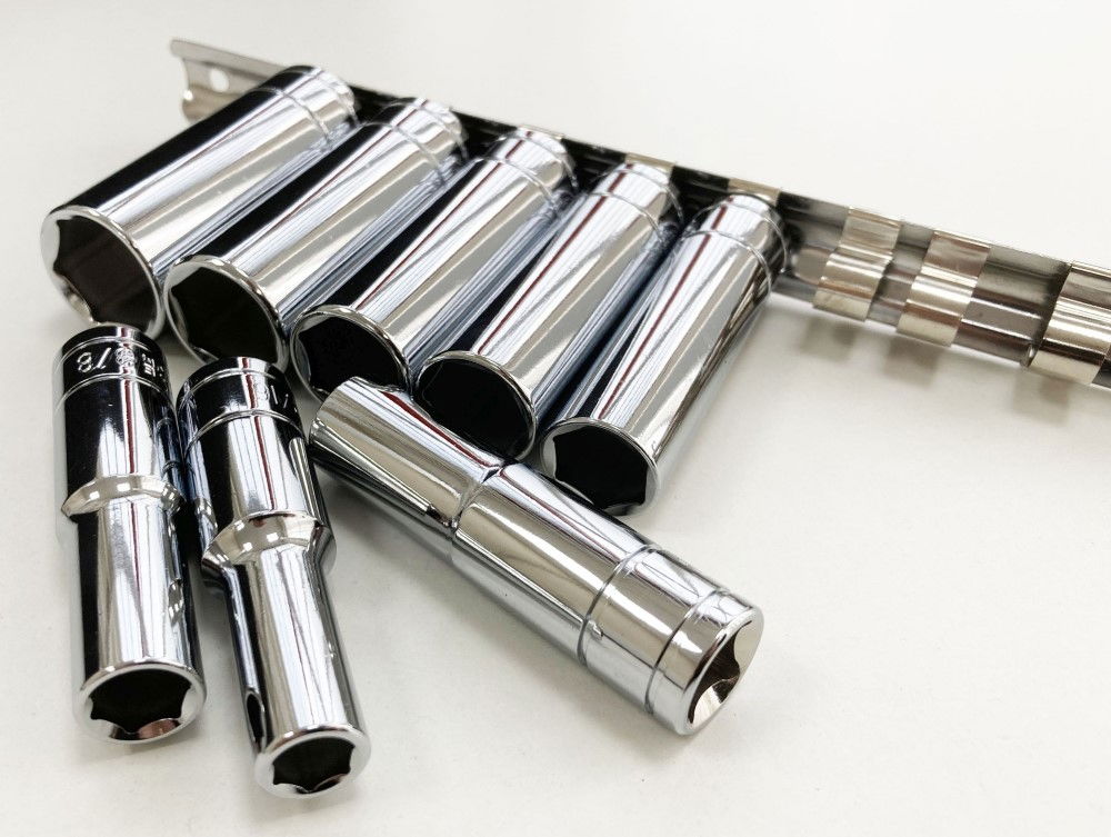 DEEP SOCKET SET 8 PIECES 3/8 DRIVE AF CRV 5/16-3/4 - TOOLZONE KDPSS303 thumbnail 6