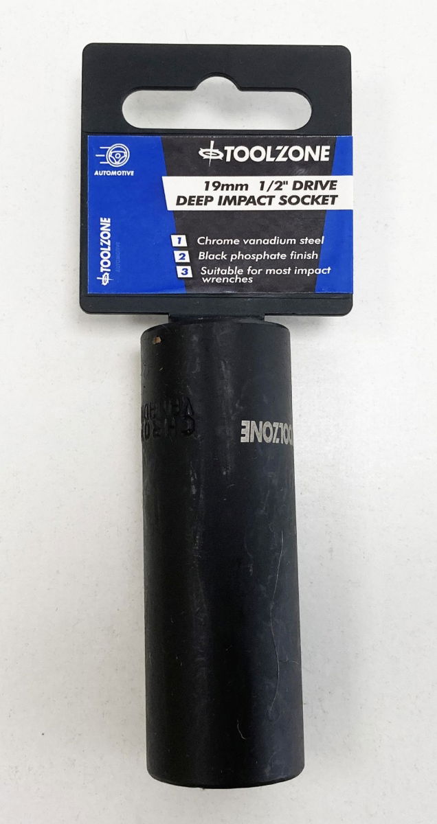 DEEP IMPACT SOCKET 19mm 1/2 DRIVE CRV - TOOLZONE KDPSS320 thumbnail 2