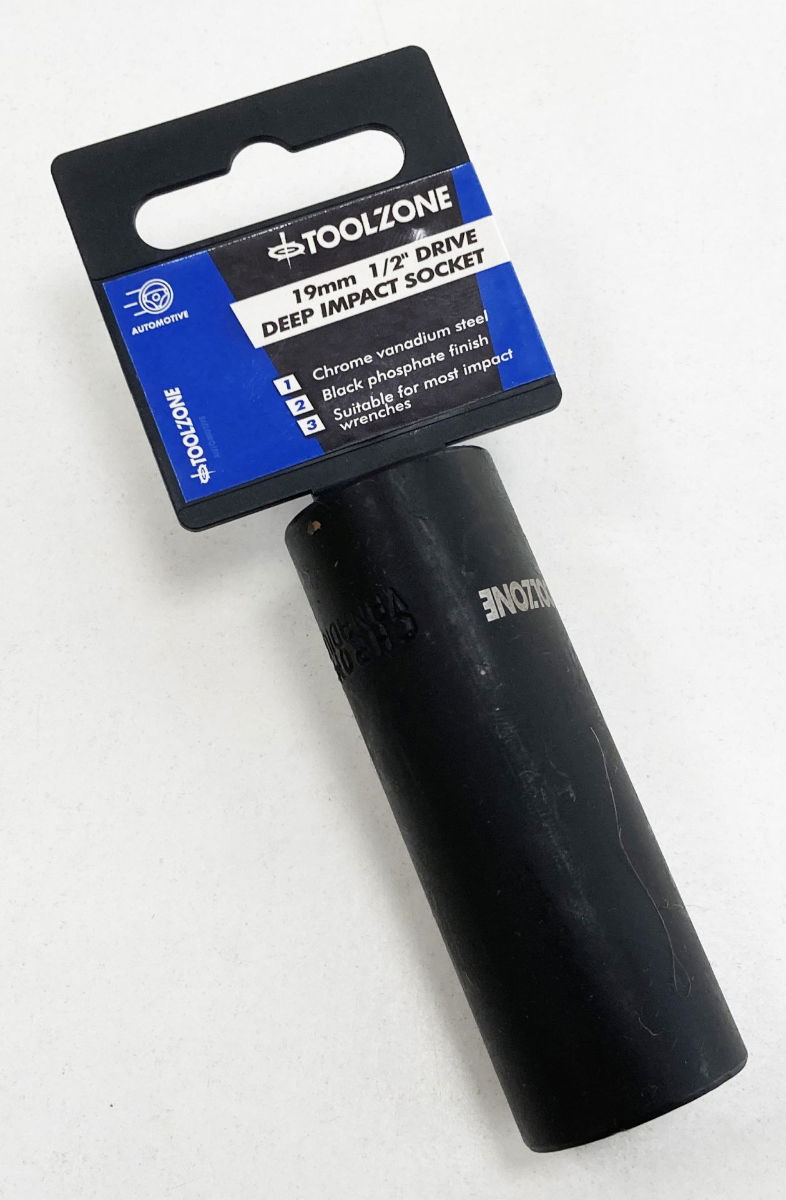 DEEP IMPACT SOCKET 19mm 1/2 DRIVE CRV - TOOLZONE KDPSS320 thumbnail 3