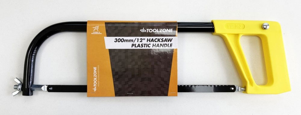 HACKSAW 12 PLASTIC HANDLE - TOOLZONE KDPSW096 thumbnail 2
