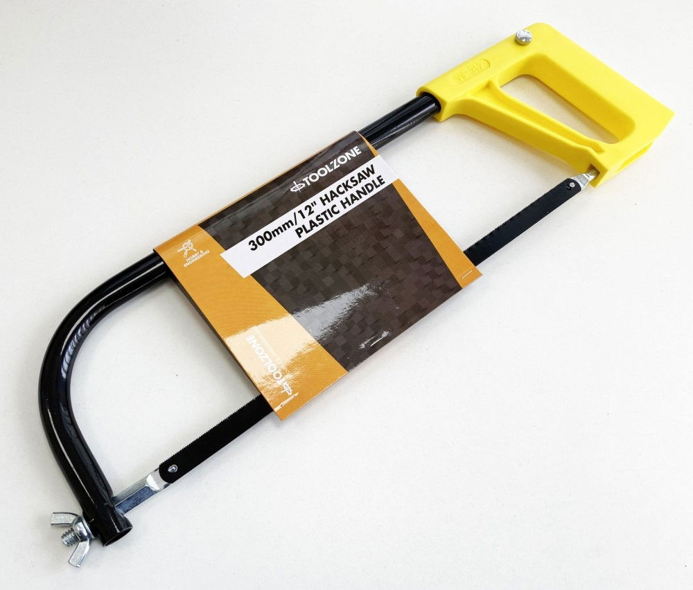 HACKSAW 12 PLASTIC HANDLE - TOOLZONE KDPSW096 thumbnail 3