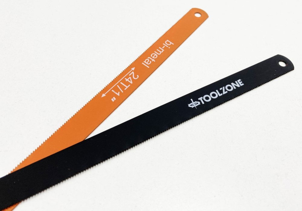 HACKSAW BLADES 12 24 TPI HSS BIMETAL 2 PIECES - TOOLZONE KDPSW115 thumbnail 4