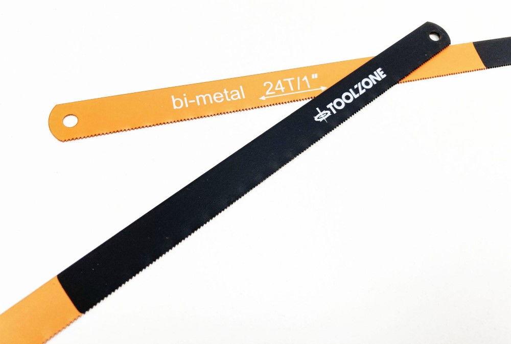 HACKSAW BLADES 12 24 TPI HSS BIMETAL 2 PIECES - TOOLZONE KDPSW115 thumbnail 5