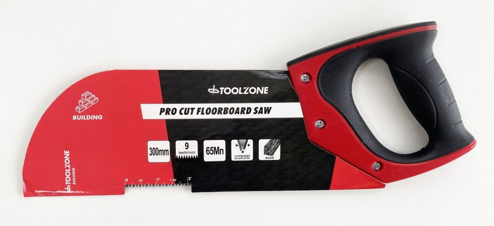 FLOORBOARD SAW 12 9 TPI 65Mn SOFT GRIP HANDLE - TOOLZONE KDPSW146 thumbnail 2