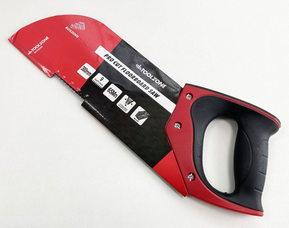 FLOORBOARD SAW 12 9 TPI 65Mn SOFT GRIP HANDLE - TOOLZONE KDPSW146 thumbnail 3