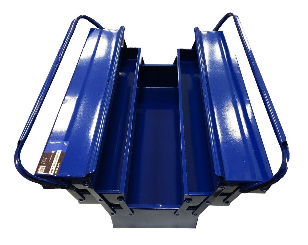 CANTILEVER TOOLBOX 530x200x200mm WITH ORGANISER AND TRAY - TOOLZONE KDPTB006 thumbnail 3