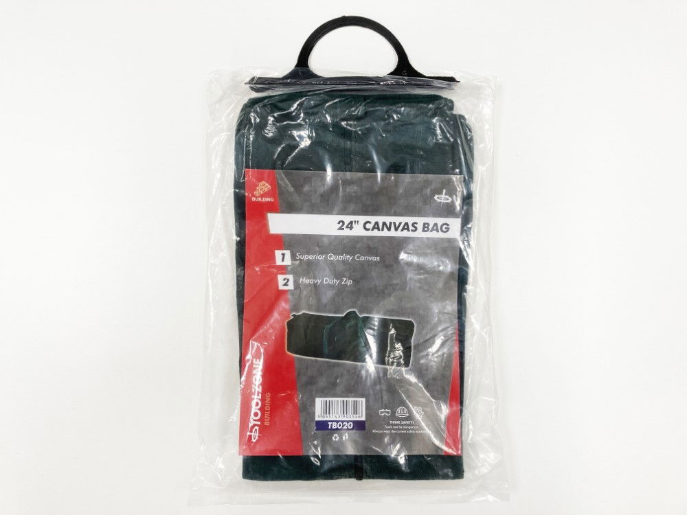 TOOLBAG 24 CANVAS ZIP CLOSURE WATER RESISTANT - TOOLZONE KDPTB020 thumbnail 2