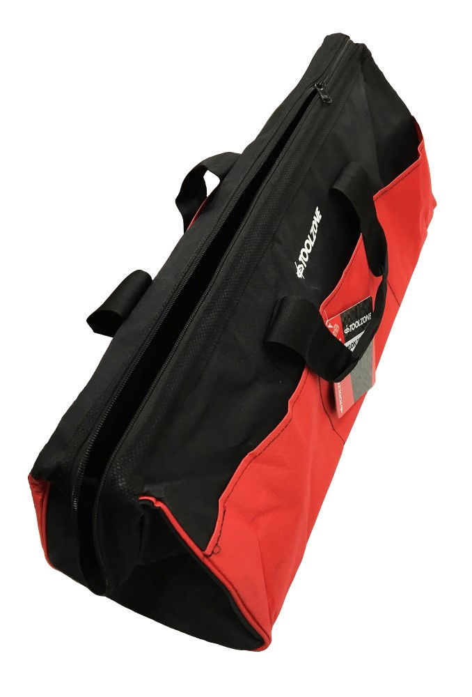 TOOLBAG 24 WIDE OPENING HEAVY DUTY NYLON WITH 6 EXTERNAL POCKETS - TOOLZONE KDPTB026 thumbnail 5