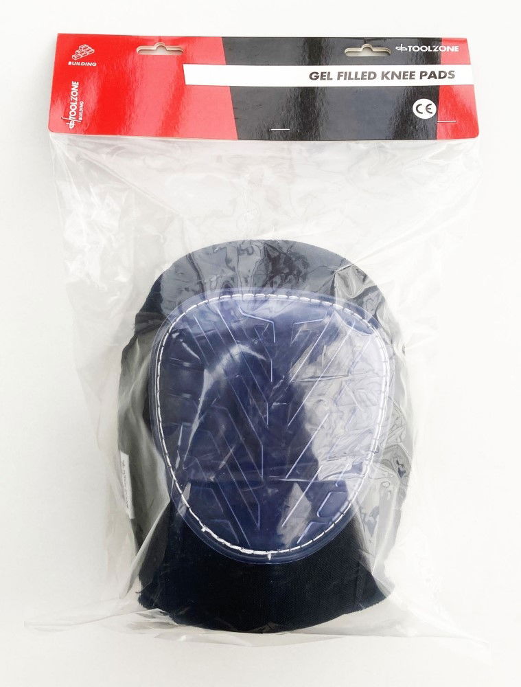 KNEE PADS GEL FILLED COMPRESSION RESISTANT WITH TOUGH CAP - TOOLZONE KDPTB074 thumbnail 2