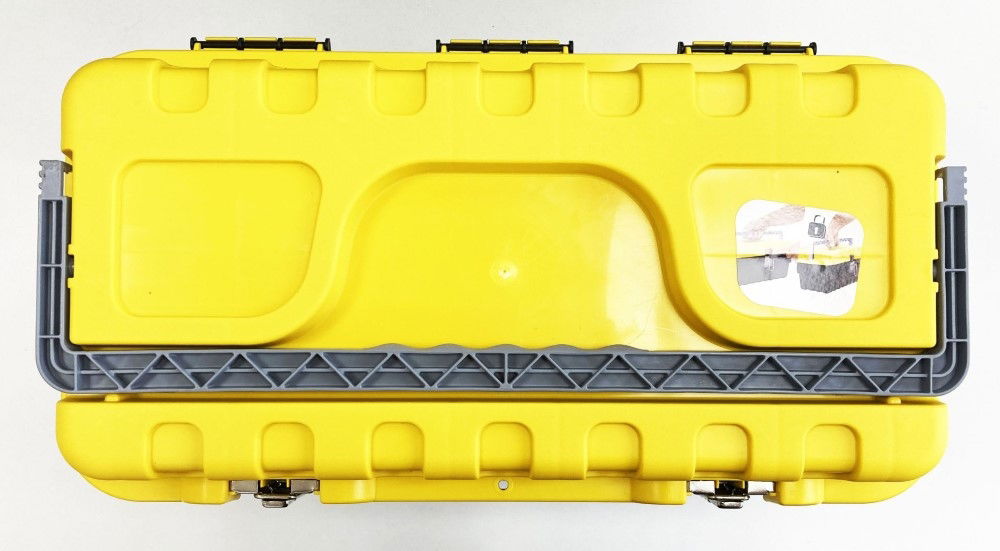 TOOLBOX STRONGO 21 HEAVY DUTY WITH METAL CLASPS AND CARRY TRAY - TOOLZONE KDPTB087 thumbnail 3