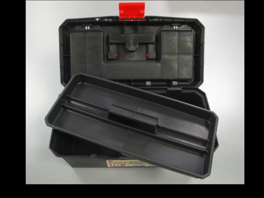 TOOLBOX MAESTRO 16 WITH ORGANISER SECTIONS AND CARRY TRAY - TOOLZONE KDPTB094 thumbnail 2