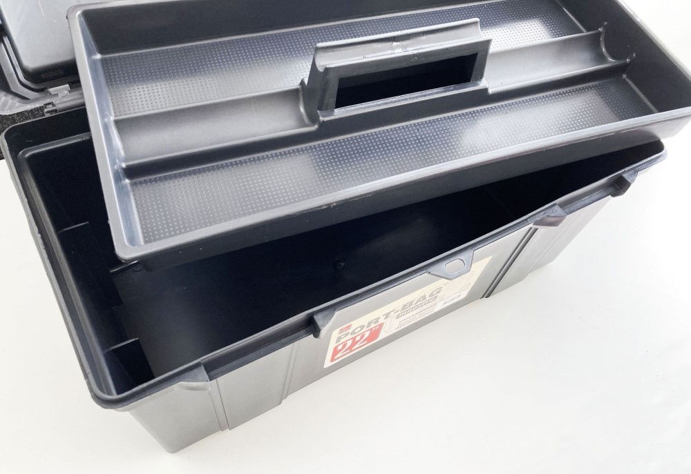 TOOLBOX MAESTRO 22 WITH ORGANISER LIDS AND CARRY TRAY - TOOLZONE KDPTB096 thumbnail 5