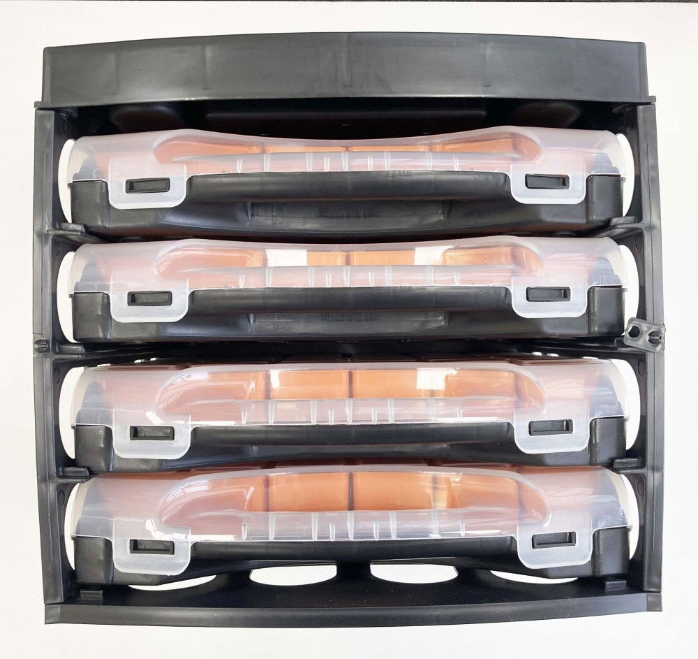 ORGANISER SET 4 TRAY POLY WITH REMOVABLE INNER COMPARTMENTS - TOOLZONE KDPTB098 thumbnail 8