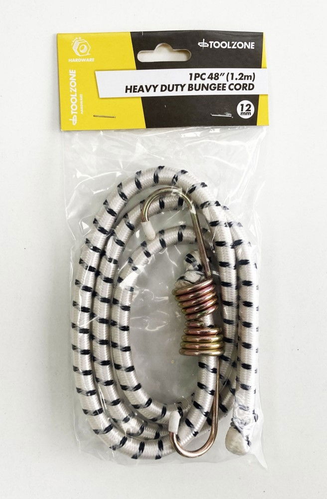 BUNGEE 1PC 48 12mm WITH HOOKS - TOOLZONE KDPTD003 thumbnail 2