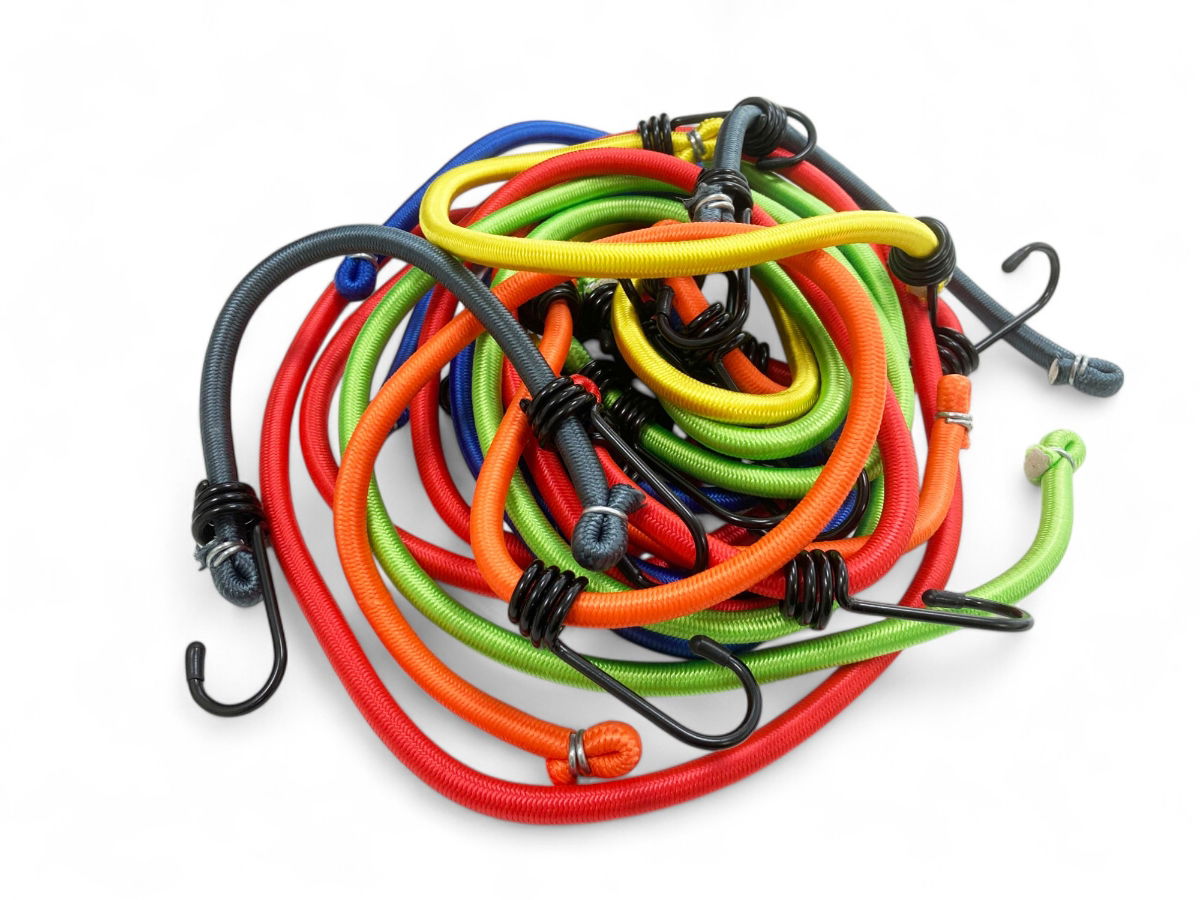BUNGEE SET 12PC ASSORTED 8mm 300mm 450mm 600mm 750mm 900mm 1300mm - TOOLZONE KDPTD007 thumbnail 3