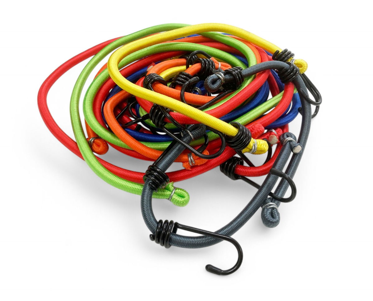 BUNGEE SET 12PC ASSORTED 8mm 300mm 450mm 600mm 750mm 900mm 1300mm - TOOLZONE KDPTD007 thumbnail 4