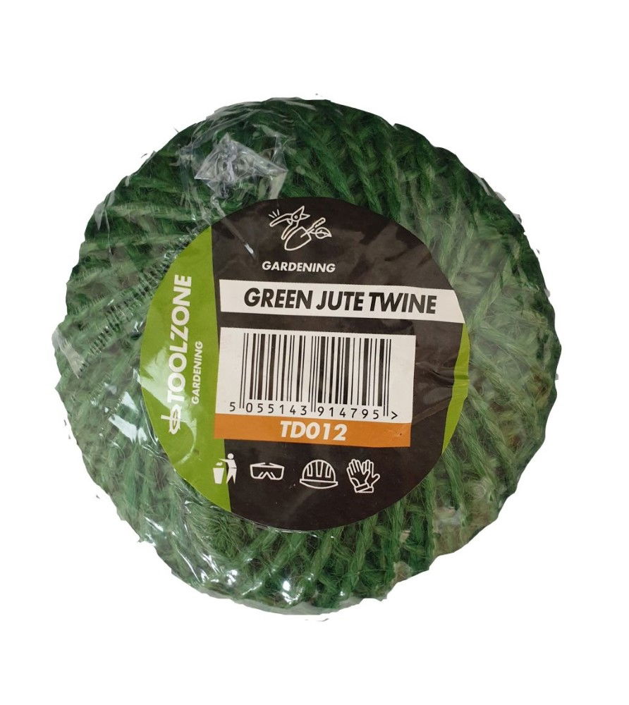 JUTE BALL 1PC LARGE GREEN - TOOLZONE KDPTD012 image 1