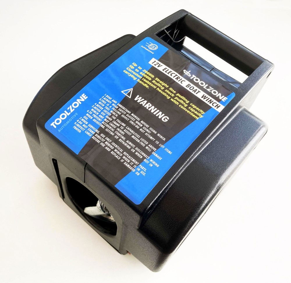 ELECTRIC BOAT WINCH 12v 6000lb ROLLING 2000lb STRAIGHT PULL - TOOLZONE KDPTD024 thumbnail 5