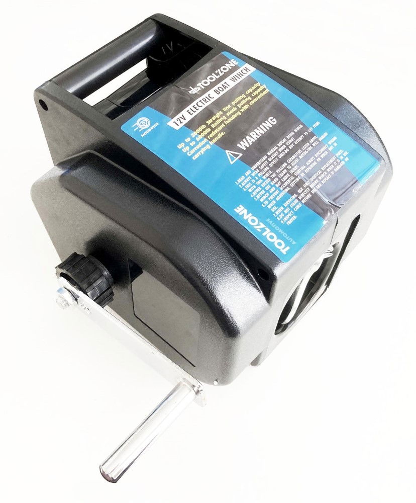 ELECTRIC BOAT WINCH 12v 6000lb ROLLING 2000lb STRAIGHT PULL - TOOLZONE KDPTD024 thumbnail 6