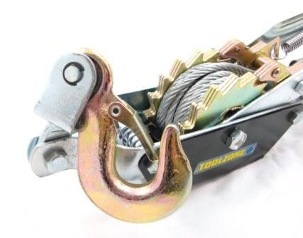 CABLE PULLER 2 TON 4000lb 4.5mm CABLE 3m LENGTH - TOOLZONE KDPTD025 thumbnail 2