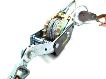 CABLE PULLER 2 TON 4000lb 4.5mm CABLE 3m LENGTH - TOOLZONE KDPTD025 thumbnail 5