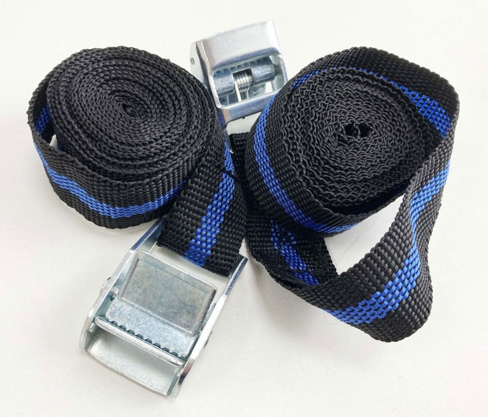 TIE DOWN BUCKLE TYPE 2PC 2.5m 180-200kg CAPACITY 250kg BREAKING STRAIN - TOOLZONE KDPTD028 thumbnail 4