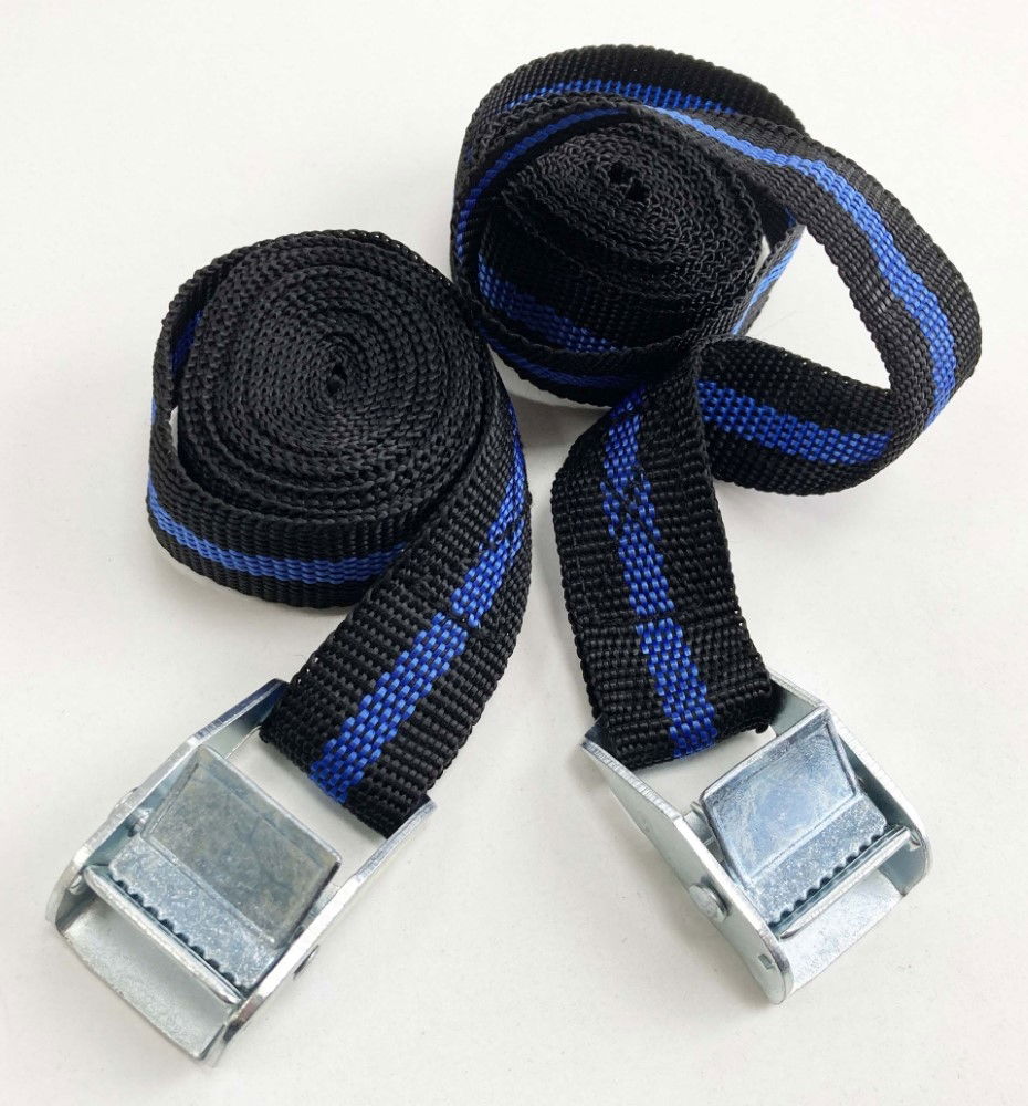 TIE DOWN BUCKLE TYPE 2PC 2.5m 180-200kg CAPACITY 250kg BREAKING STRAIN - TOOLZONE KDPTD028 thumbnail 5