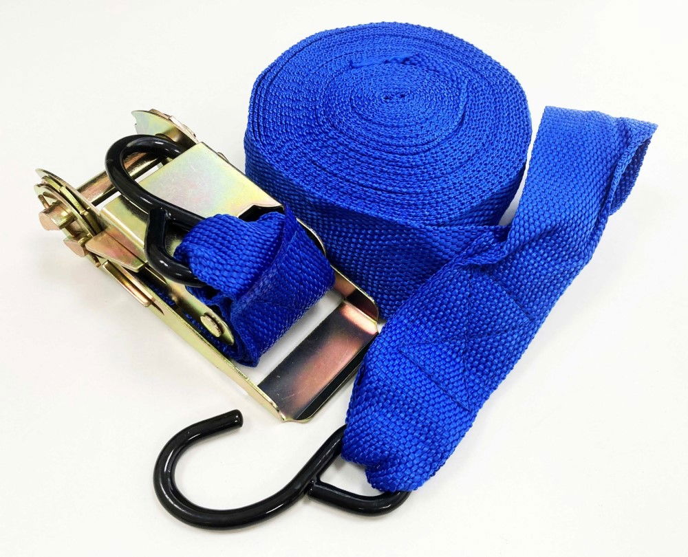 RATCHET TIE DOWN 2 x 30ft 1500lb CAPACITY - TOOLZONE KDPTD033 thumbnail 5