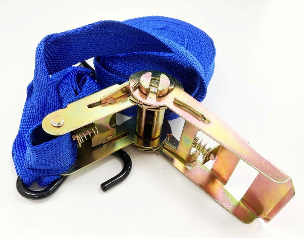 RATCHET TIE DOWN 2 x 30ft 1500lb CAPACITY - TOOLZONE KDPTD033 thumbnail 6