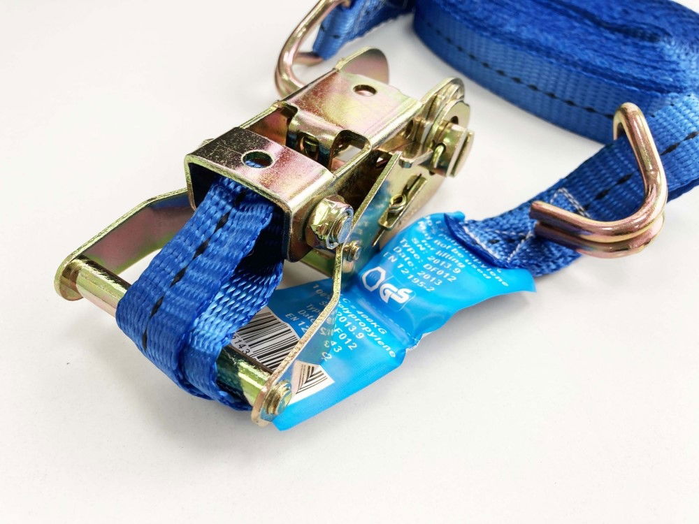 HEAVY DUTY RATCHET TIE DOWN 1 x 8m 400kg CAPACITY - TOOLZONE KDPTD035 thumbnail 5