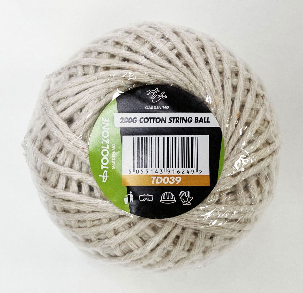 COTTON STRING BALL 200g - TOOLZONE KDPTD039 thumbnail 2