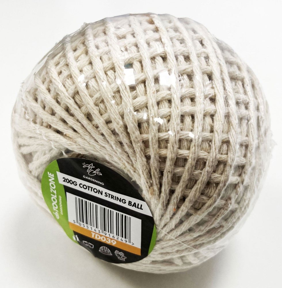 COTTON STRING BALL 200g - TOOLZONE KDPTD039 thumbnail 3
