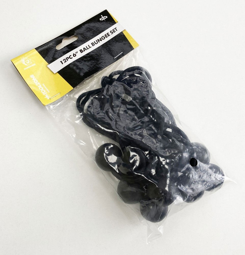 BALL BUNGEES 6 PACK OF 12 - TOOLZONE KDPTD064 thumbnail 3