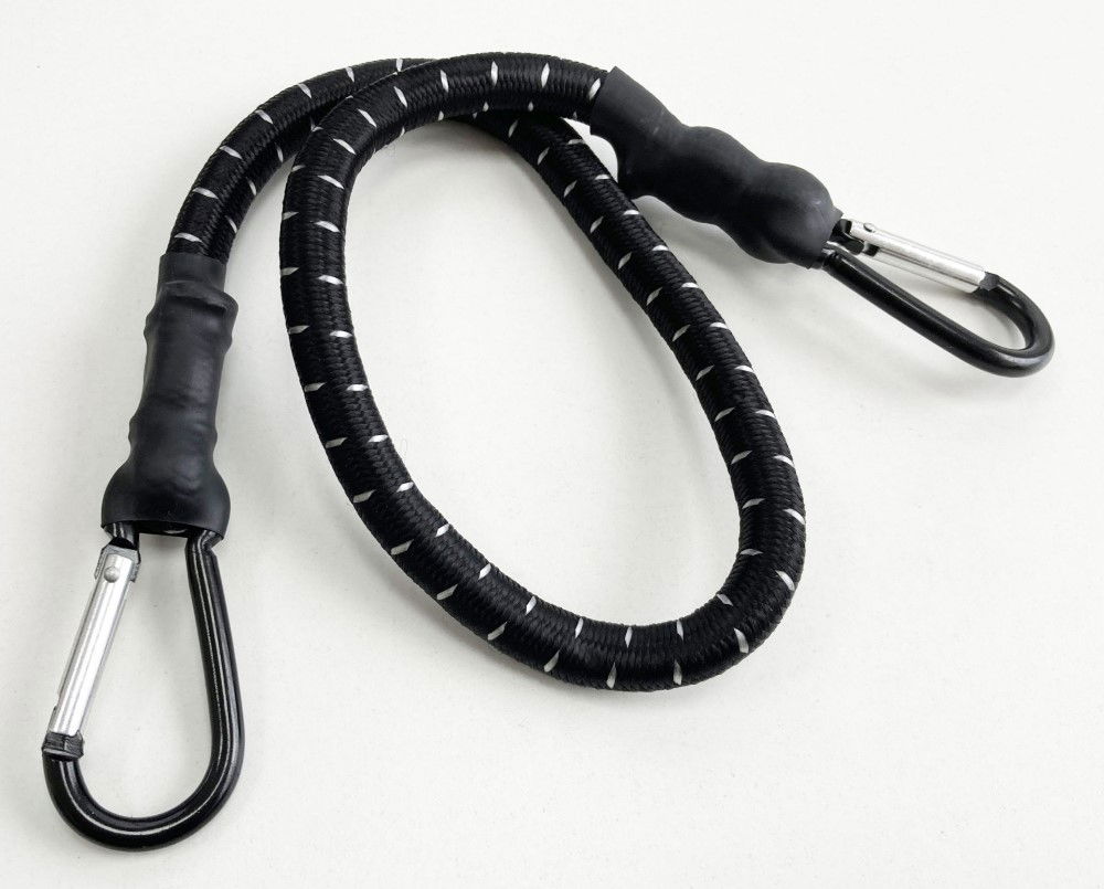HEAVY DUTY BUNGEE 24 12mm WITH CARABINER CLIPS - TOOLZONE KDPTD066 thumbnail 4