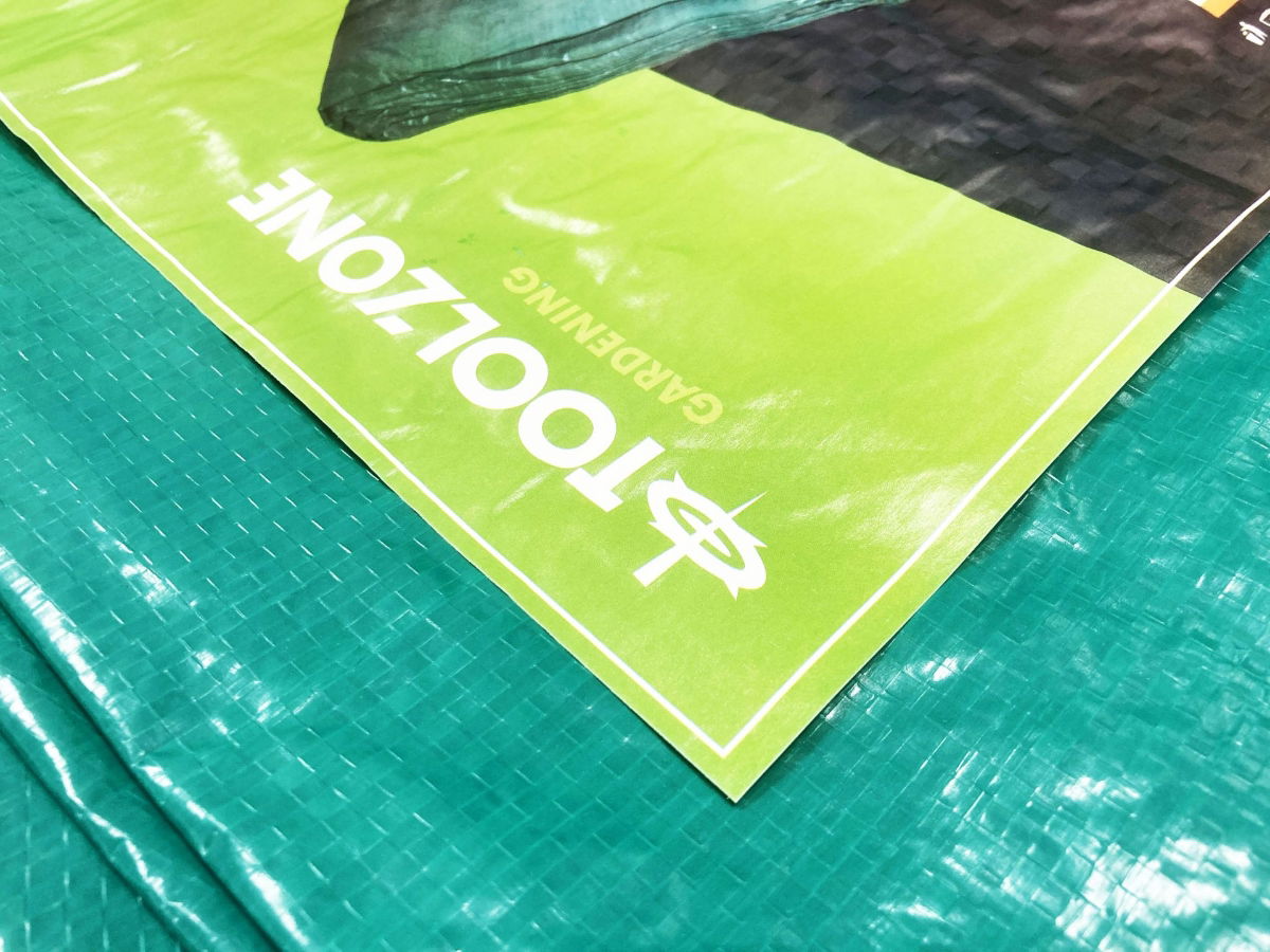 TARPAULIN 1.8m x 2.4m POLYETHYLENE WITH EYELETS - TOOLZONE KDPTL007 thumbnail 2