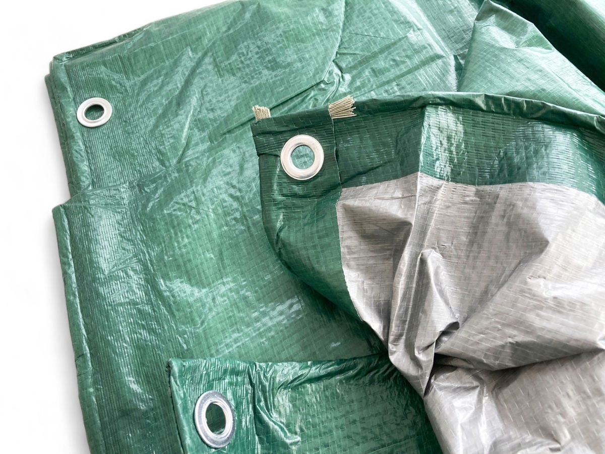 TARPAULIN 3.5m x 5.4m POLYETHYLENE WITH EYELETS - TOOLZONE KDPTL009 thumbnail 3