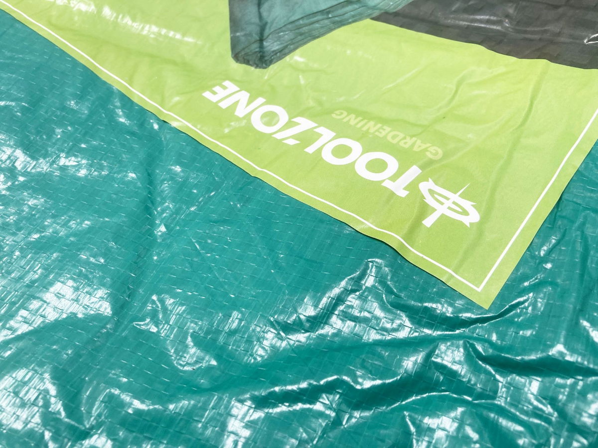 TARPAULIN 7m x 9m POLYETHYLENE WITH EYELETS - TOOLZONE KDPTL011 thumbnail 2
