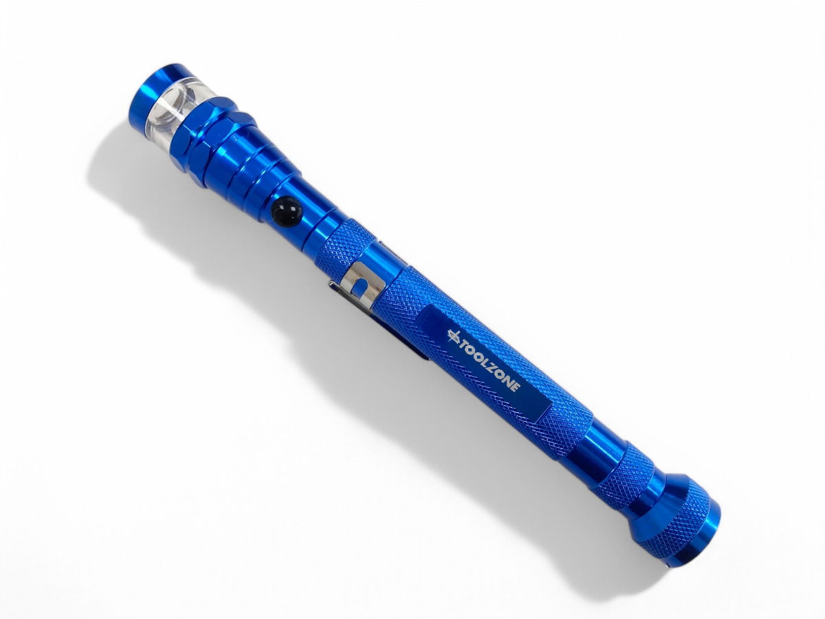 FLEXIBLE MAGNETIC BASE LED LIGHT 3 LED 170-560mm WITH PICK UP TOOL - TOOLZONE KDPTO190 thumbnail 3