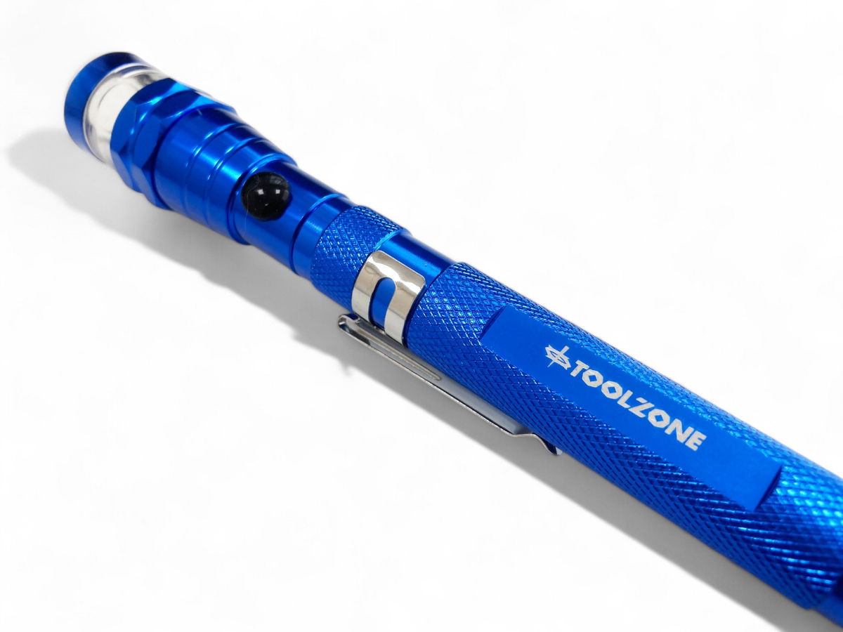 FLEXIBLE MAGNETIC BASE LED LIGHT 3 LED 170-560mm WITH PICK UP TOOL - TOOLZONE KDPTO190 thumbnail 5