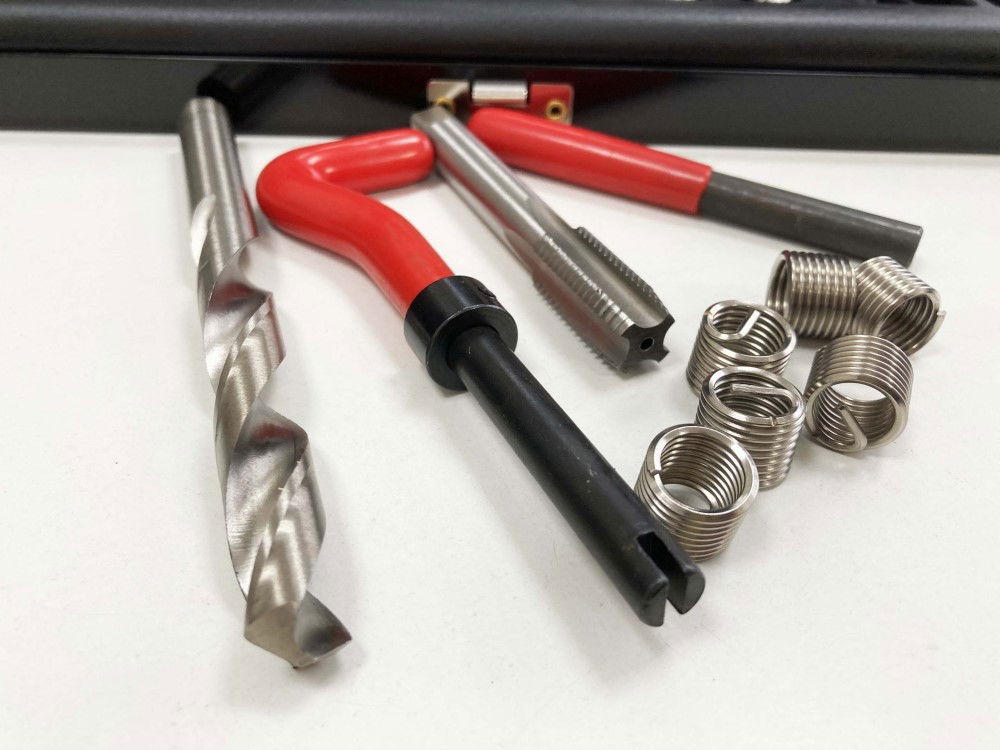 THREAD REPAIR TOOL KIT 131 PIECE M5-M12 WITH TAPS AND INSERTS - TOOLZONE KDPTP097 thumbnail 7