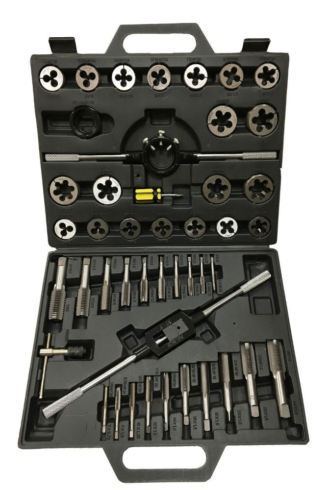 TAP AND DIE SET UNF/UNC 45 PIECE TUNGSTEN - TOOLZONE KDPTP100 thumbnail 3