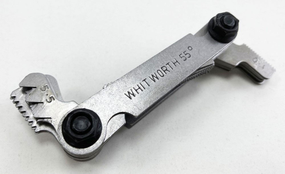 SCREW PITCH GAUGE 51 LEAVES WHITWORTH AND METRIC 0.25mm-6mm - TOOLZONE KDPTP121 thumbnail 4
