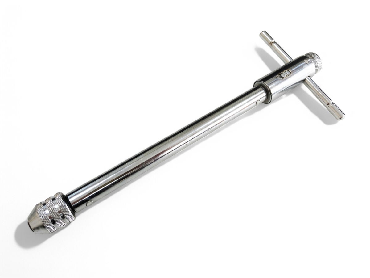LONG RATCHET TAP WRENCH M3-M8 255mm - TOOLZONE KDPTP127