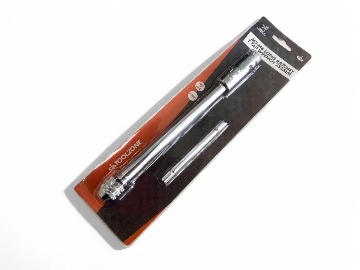 LONG RATCHET TAP WRENCH M3-M8 255mm - TOOLZONE KDPTP127 thumbnail 6