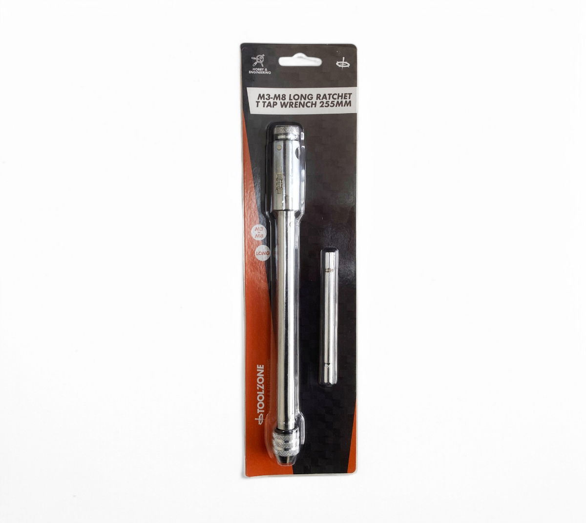 LONG RATCHET TAP WRENCH M3-M8 255mm - TOOLZONE KDPTP127 thumbnail 7