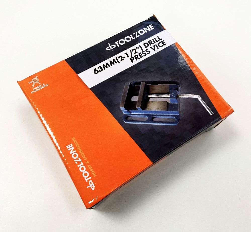 DRILL PRESS VICE 2 1/2 55mm JAW OPENING 63mm JAW WIDTH - TOOLZONE KDPVC018 thumbnail 3
