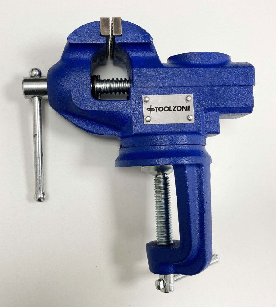 SWIVEL TABLE VICE 2 50mm JAW WIDTH 60mm MAX OPENING - TOOLZONE KDPVC035 thumbnail 2