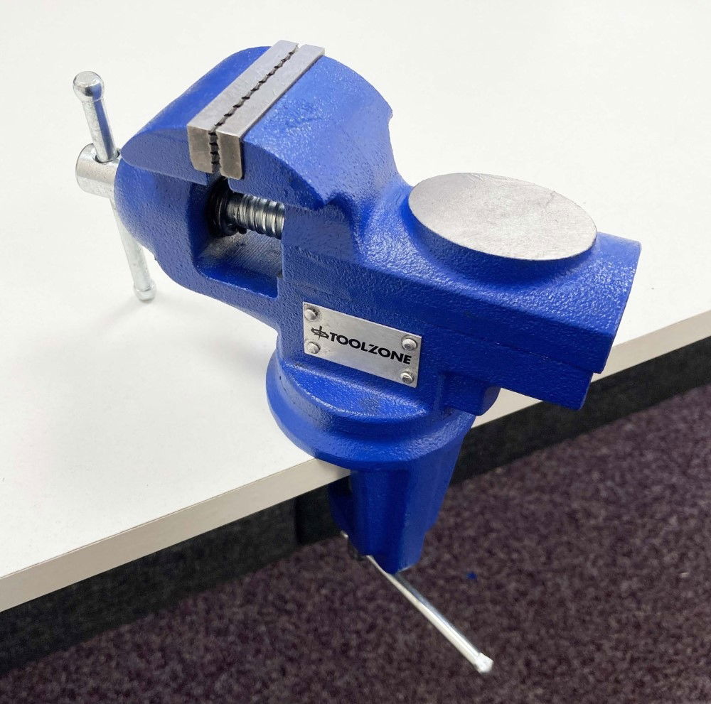 SWIVEL TABLE VICE 2 50mm JAW WIDTH 60mm MAX OPENING - TOOLZONE KDPVC035 thumbnail 4