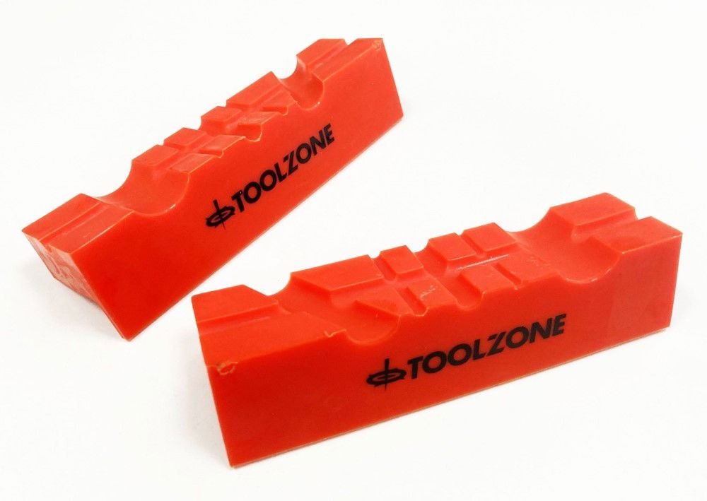 MAGNETIC SOFT VICE JAWS 4 TPU MULTI GROOVE NON-MARKING - TOOLZONE KDPVC047 thumbnail 9